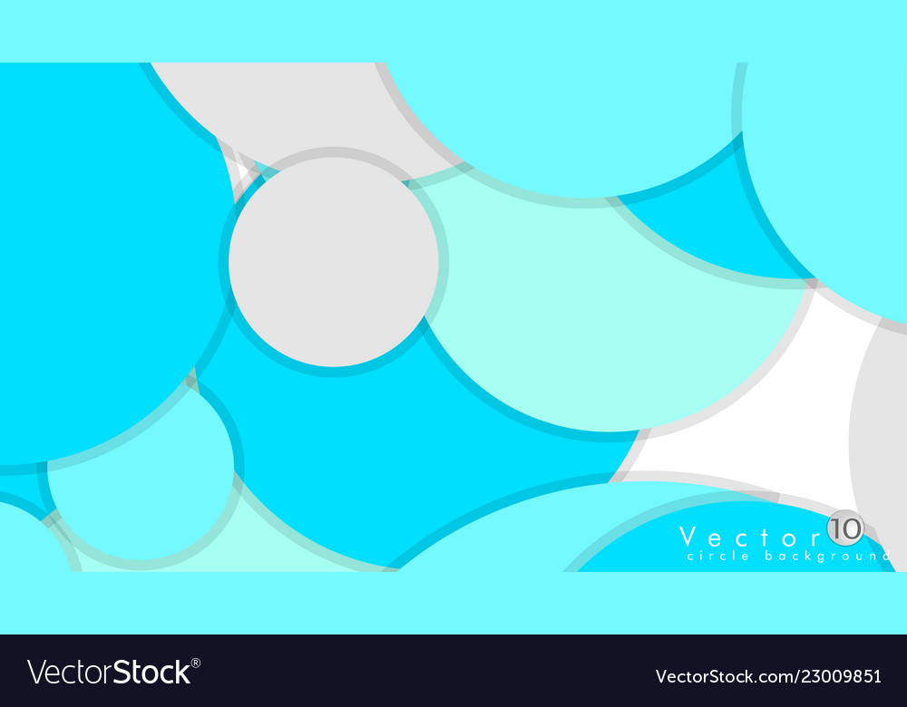 Simple and colorful circles background design Vector Image Simple and colorful circles background design