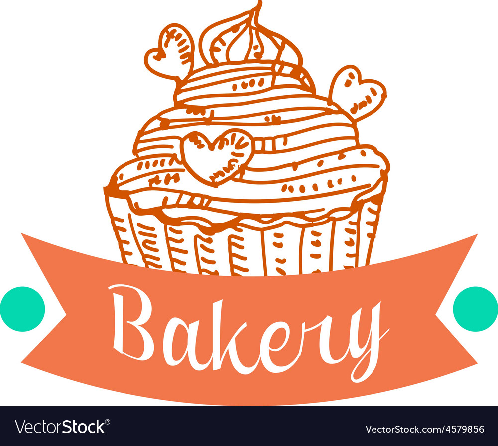 Collection of vintage retro bakery logo