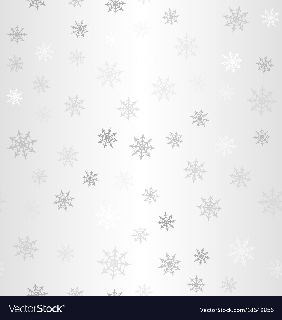Gradient snowflake pattern winter seamless