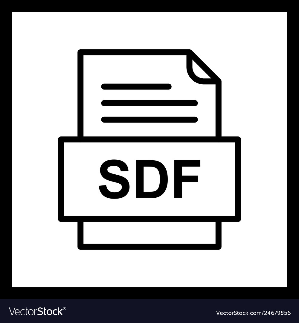 Sdf file document icon