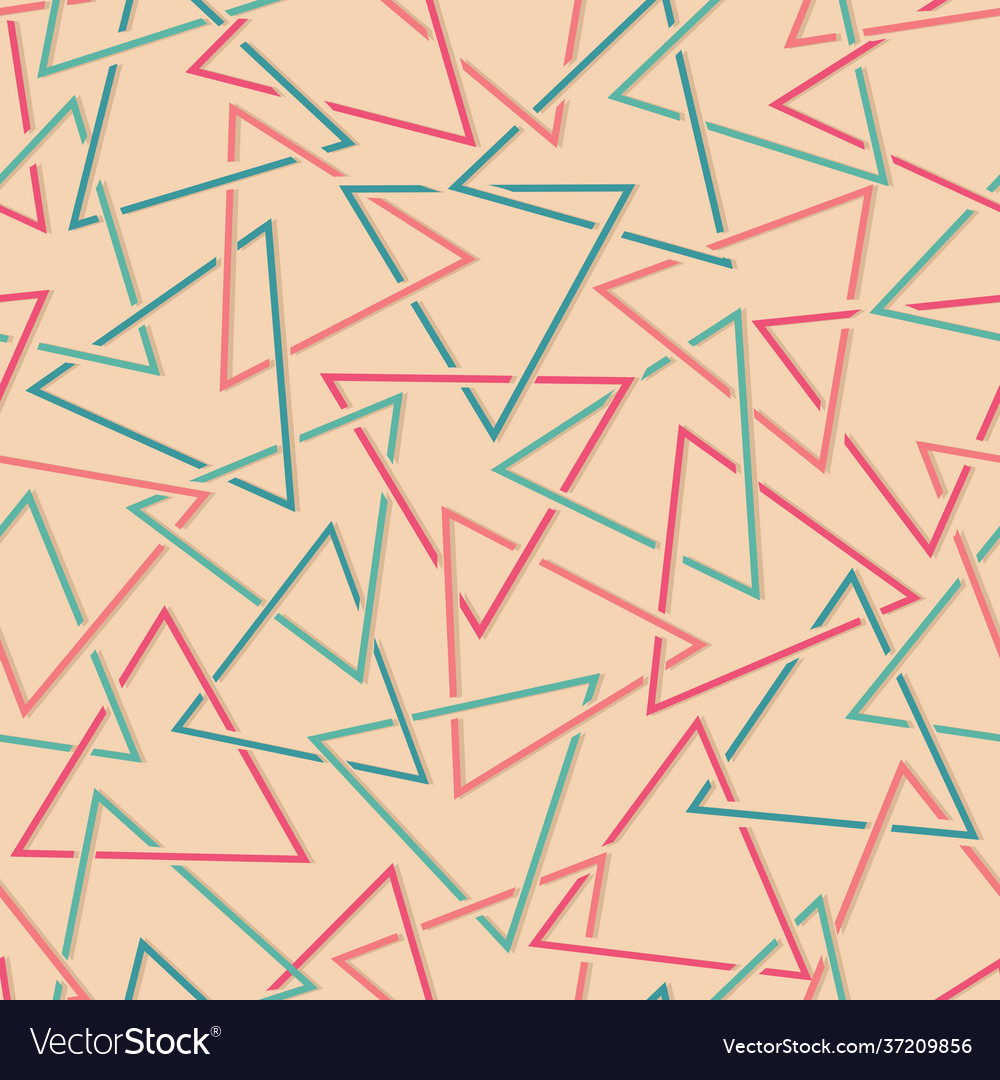Seamless repeating pattern triangles