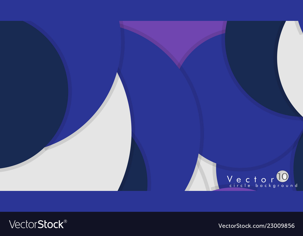 Simple and colorful circles background design