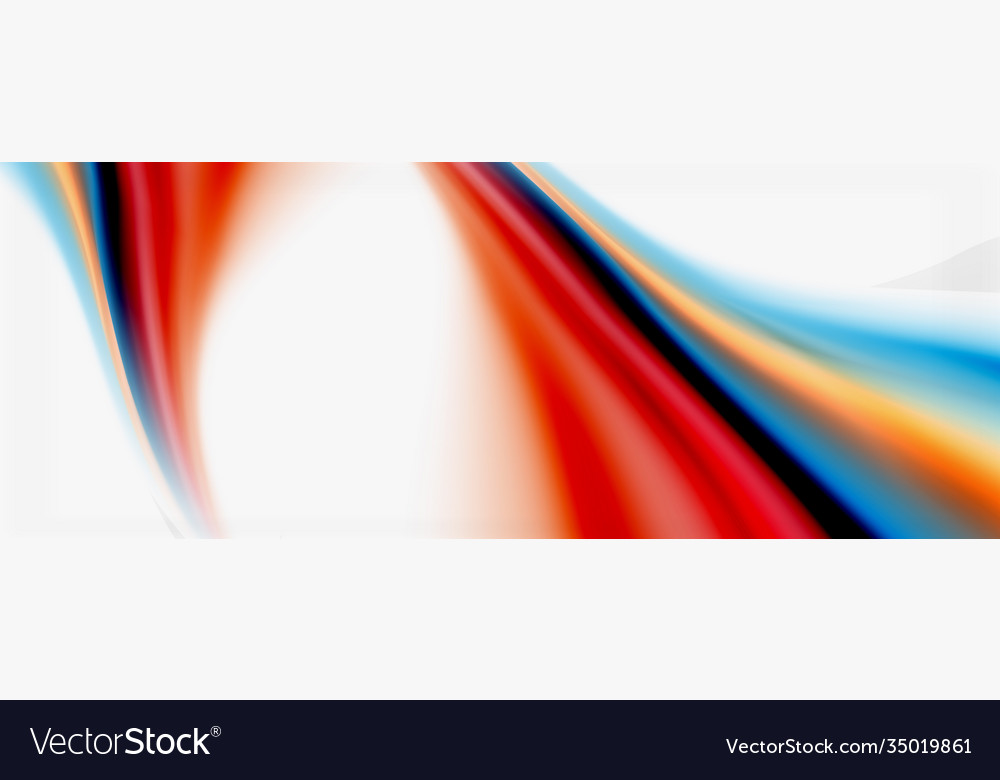 Abstract background smooth flowing lines blurred vector image Abstract background smooth flowing lines blurred