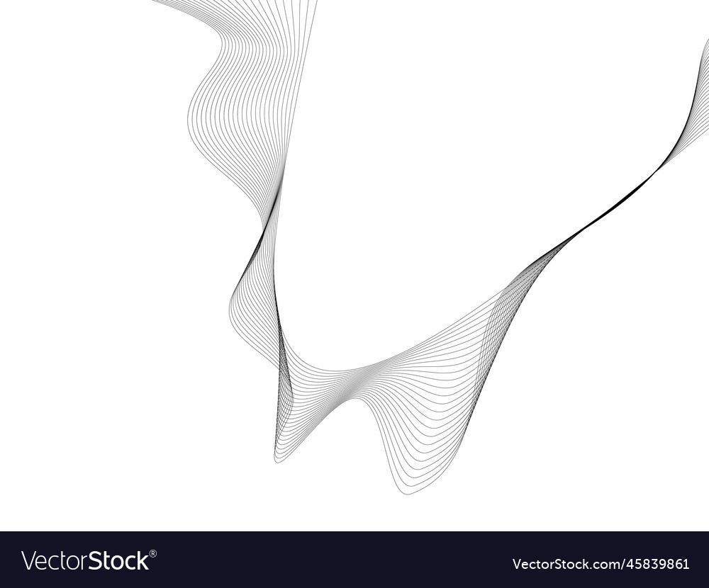 Abstract wave element for design digital vector image Abstract wave element for design digital