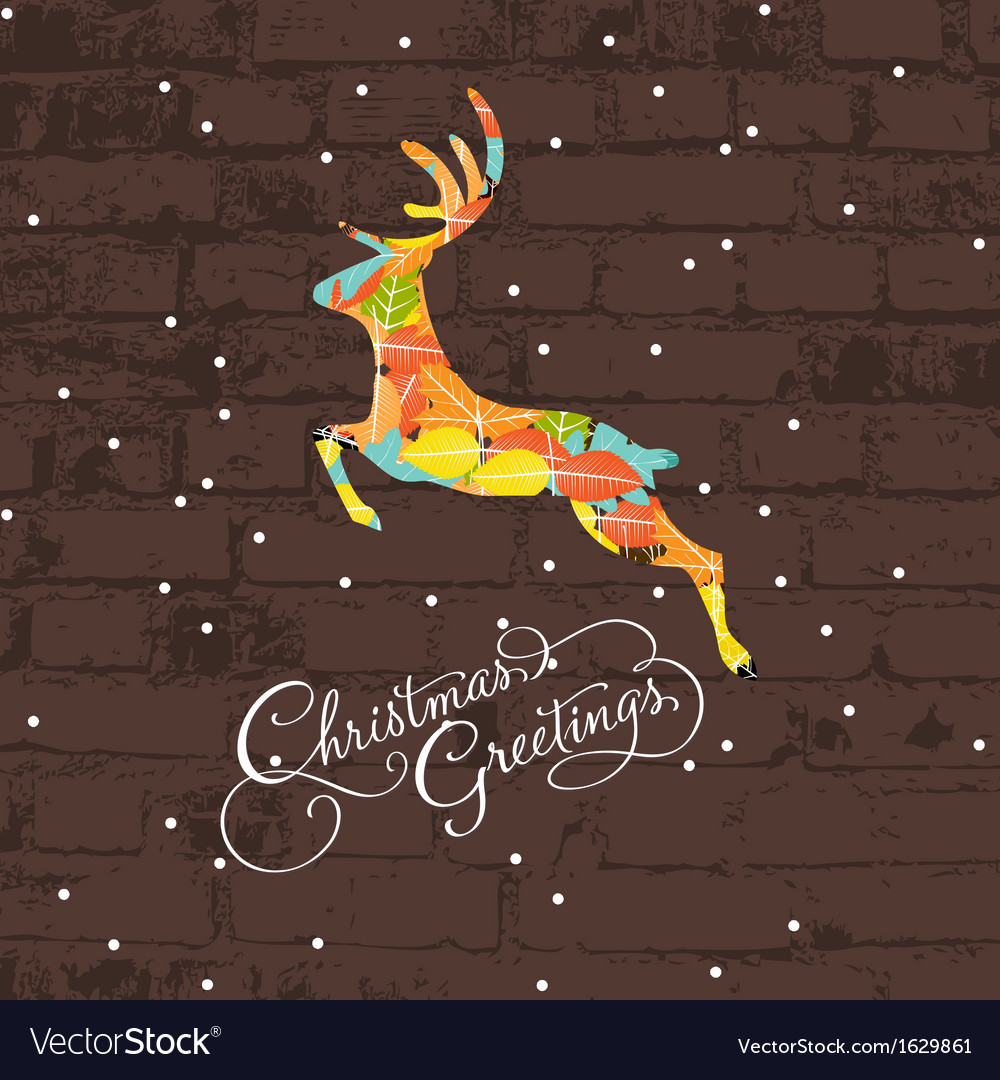 Decorative christmas deer