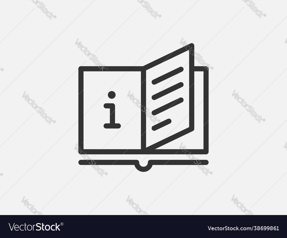 Guide icon user manual service information