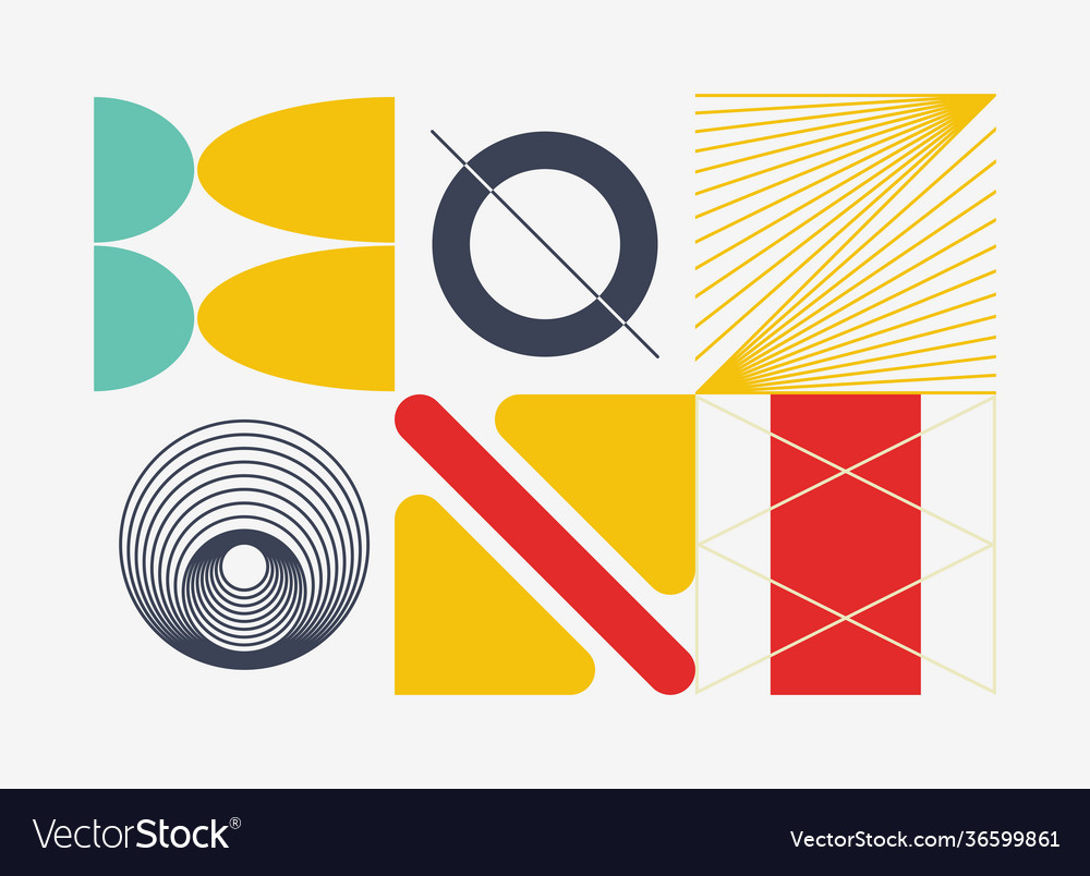 New retro pattern artwork design composition vector image New retro pattern artwork design composition