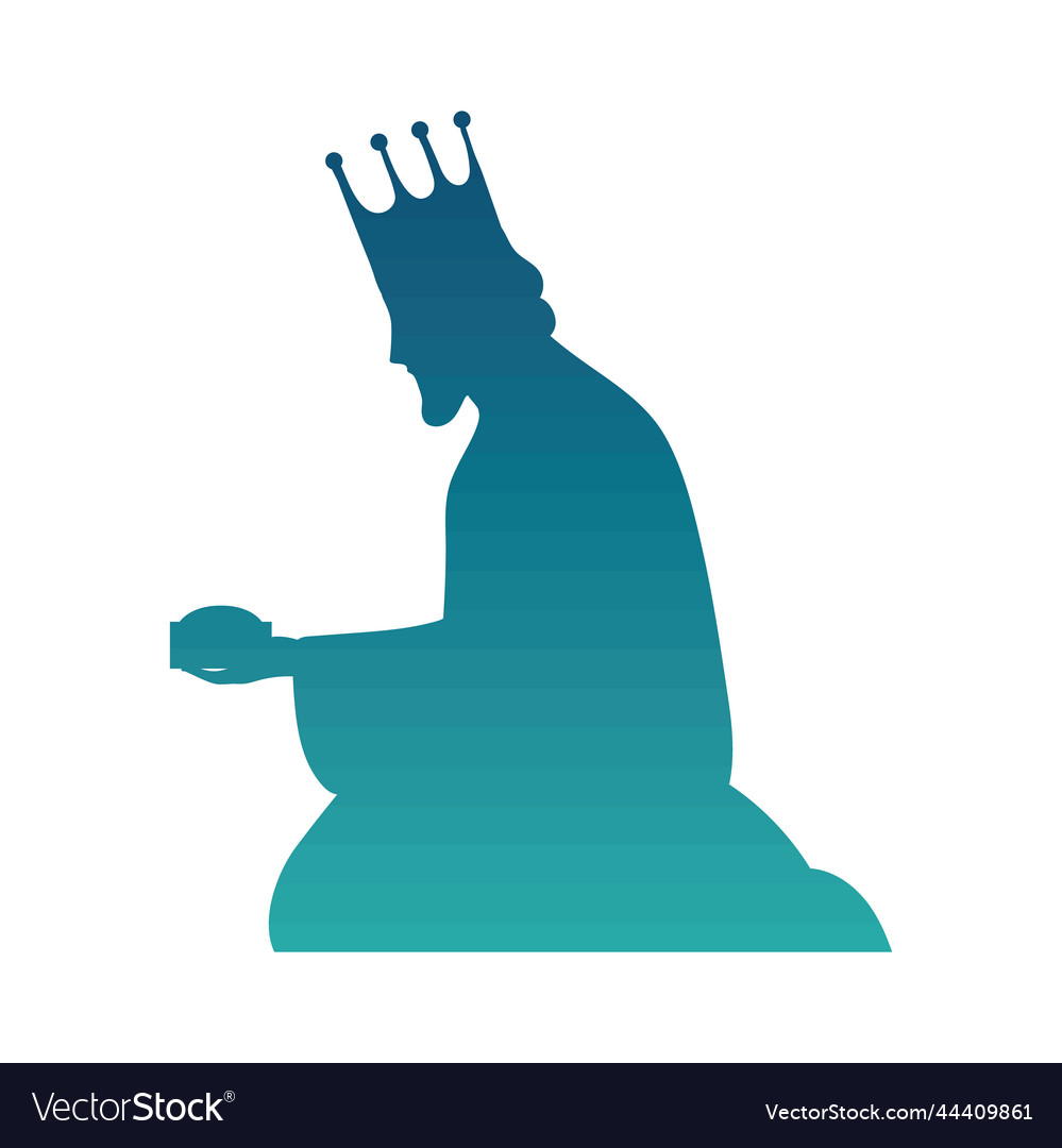 Wise king balthazar Royalty Free Vector Image - VectorStock