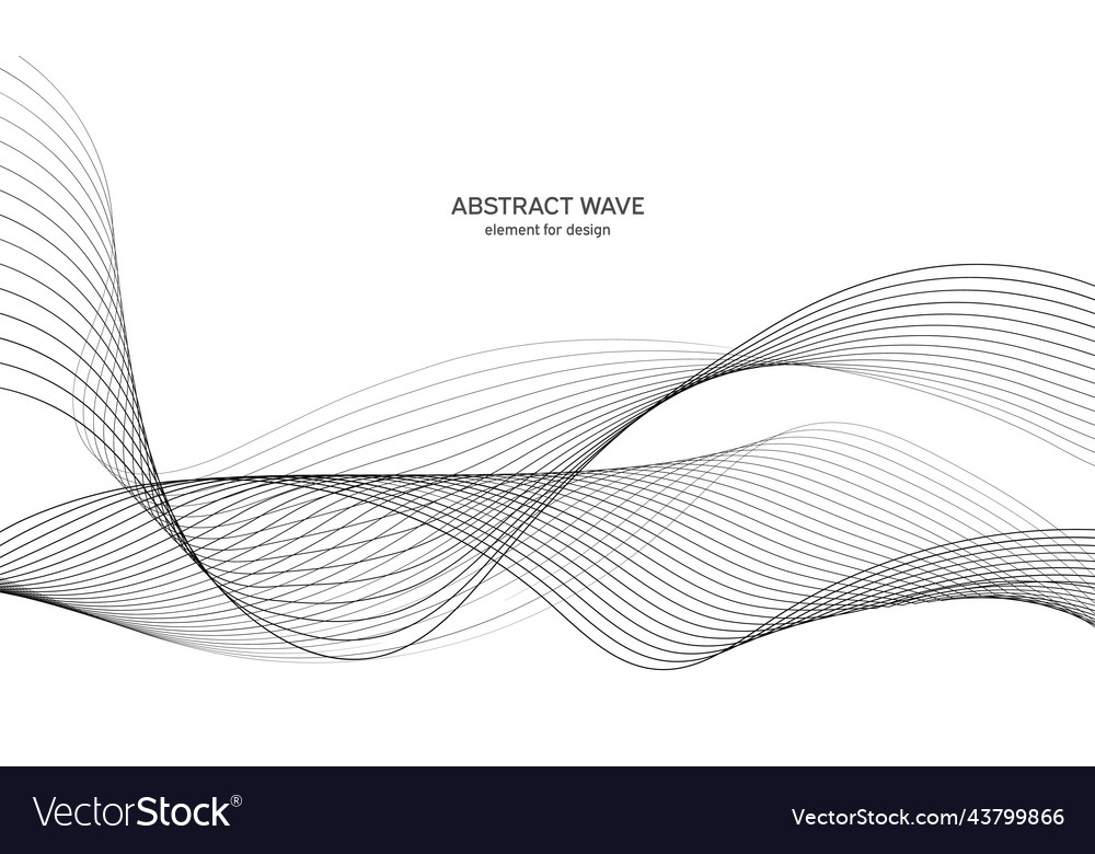 Abstract wave element for design digital Vector Image Abstract wave element for design digital
