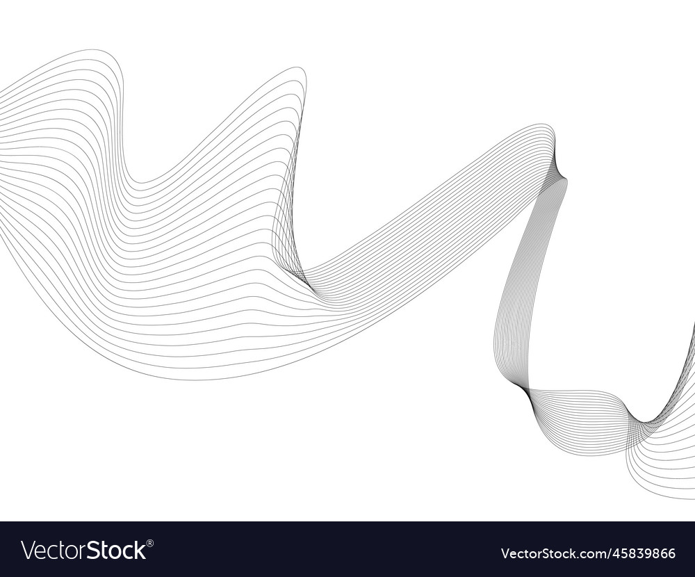 Abstract wave element for design digital Vector Image Abstract wave element for design digital