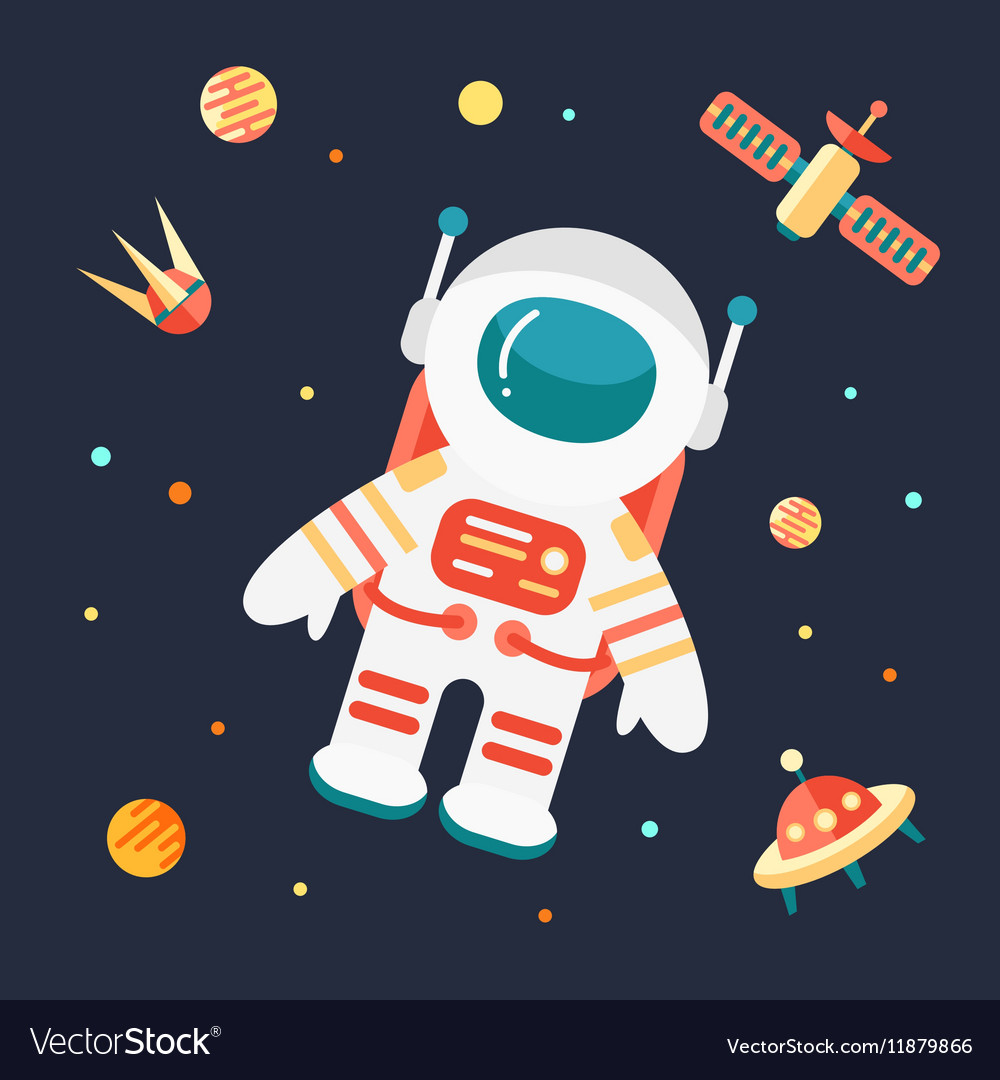 Astronaut in outer space