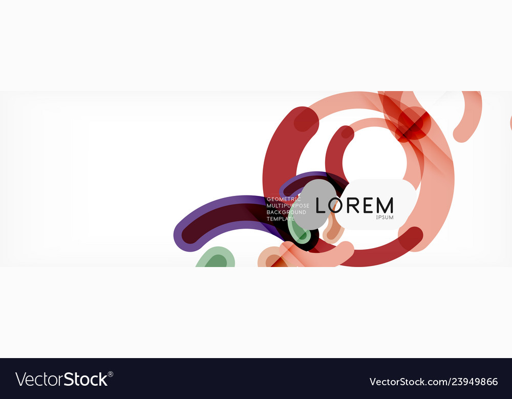 Circular lines design background vector image Circular lines design background