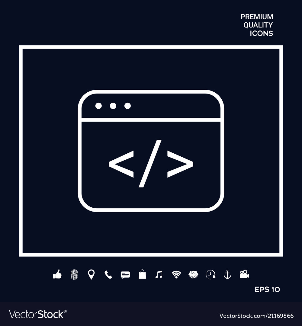 Code editor icon