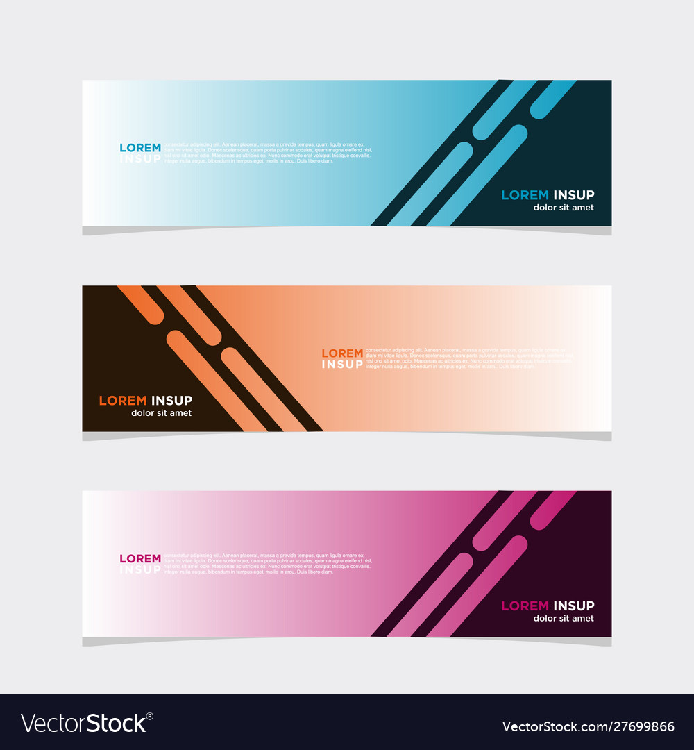 Modern banner web background abstract design