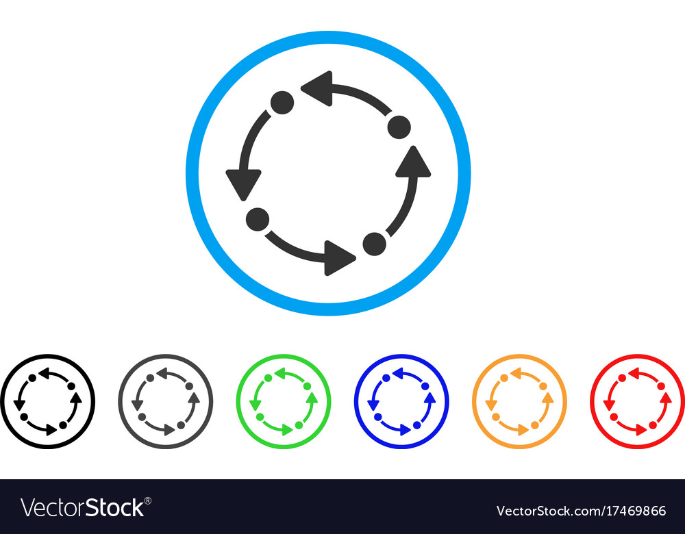 Rotate rounded icon