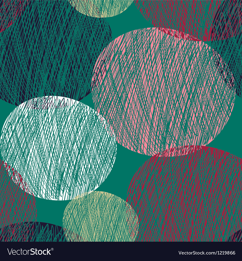 Seamless abstract circle pattern