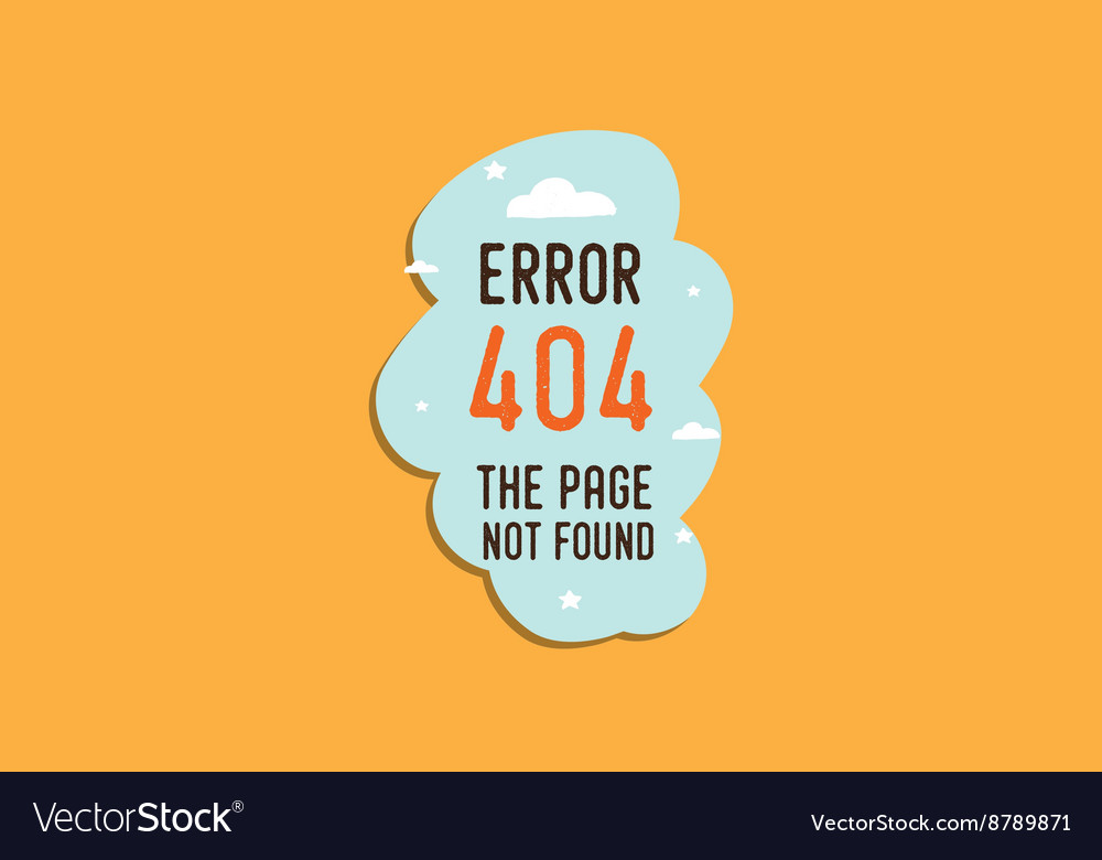 404 error web page design not found