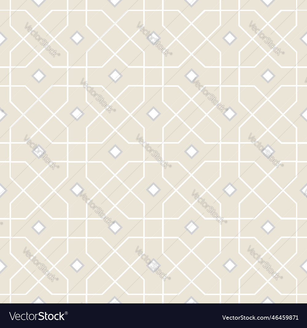 Abstract geoetric line seamless white pattern vector image Abstract geoetric line seamless white pattern