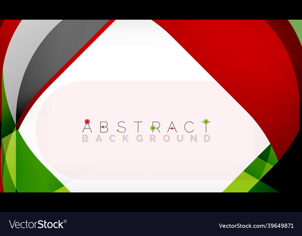 Abstract square shape with overlapping waves Vector Image Abstract square shape with overlapping waves