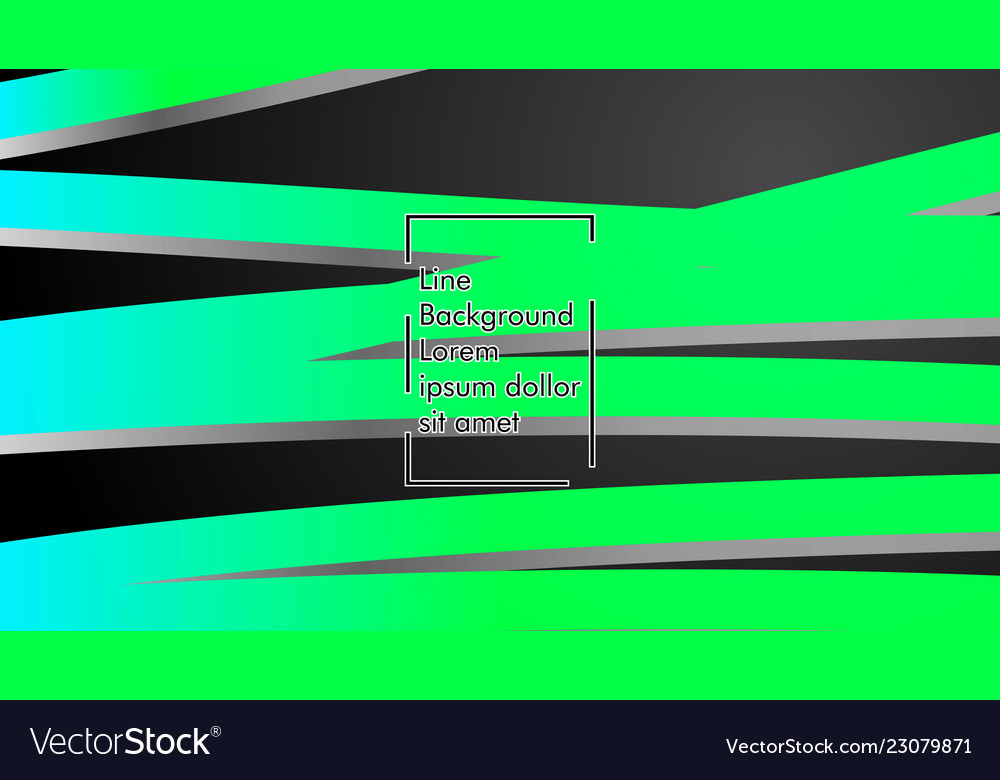 Abstract wave background with green gradient vector image Abstract wave background with green gradient