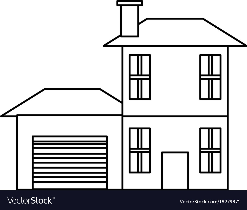 Building Royalty Free Vector Image - VectorStock