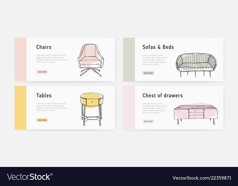 Bundle of web banner templates with various types