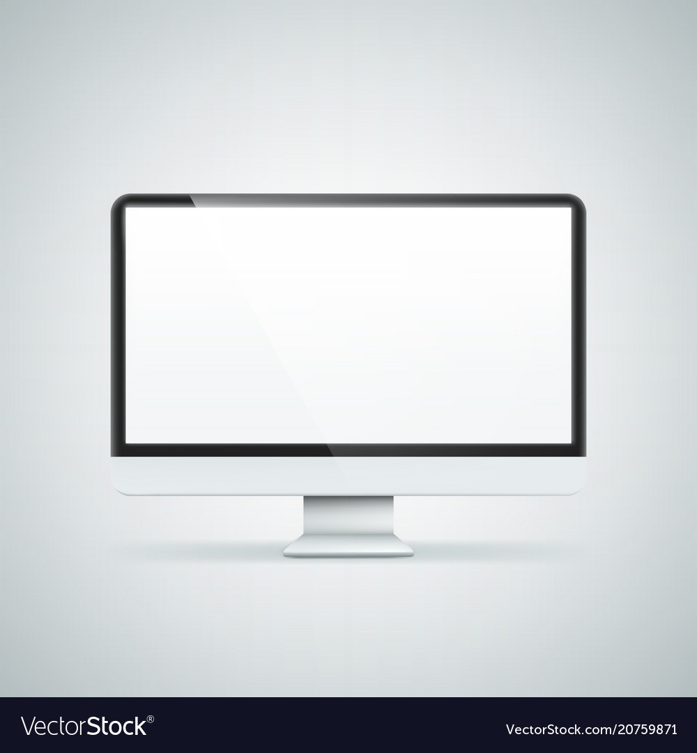 Computer display vector image Computer display