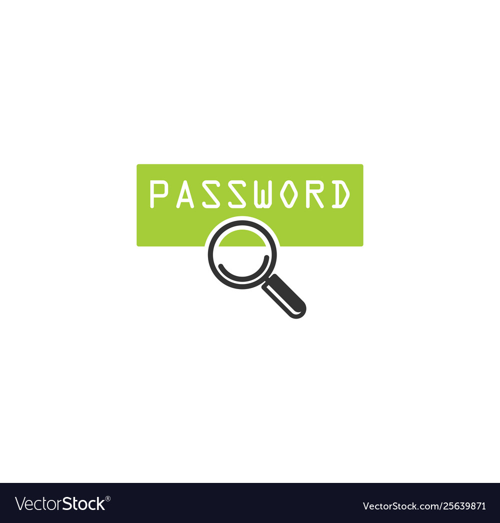 Password related icon on background for graphic vector image Password related icon on background for graphic
