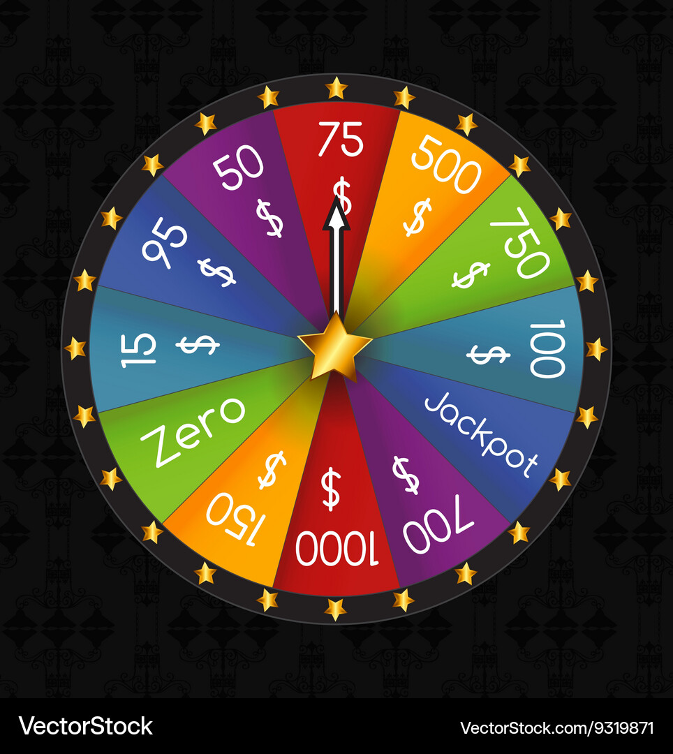 Wheel of Fortune Lucky Royalty Free Vector Image