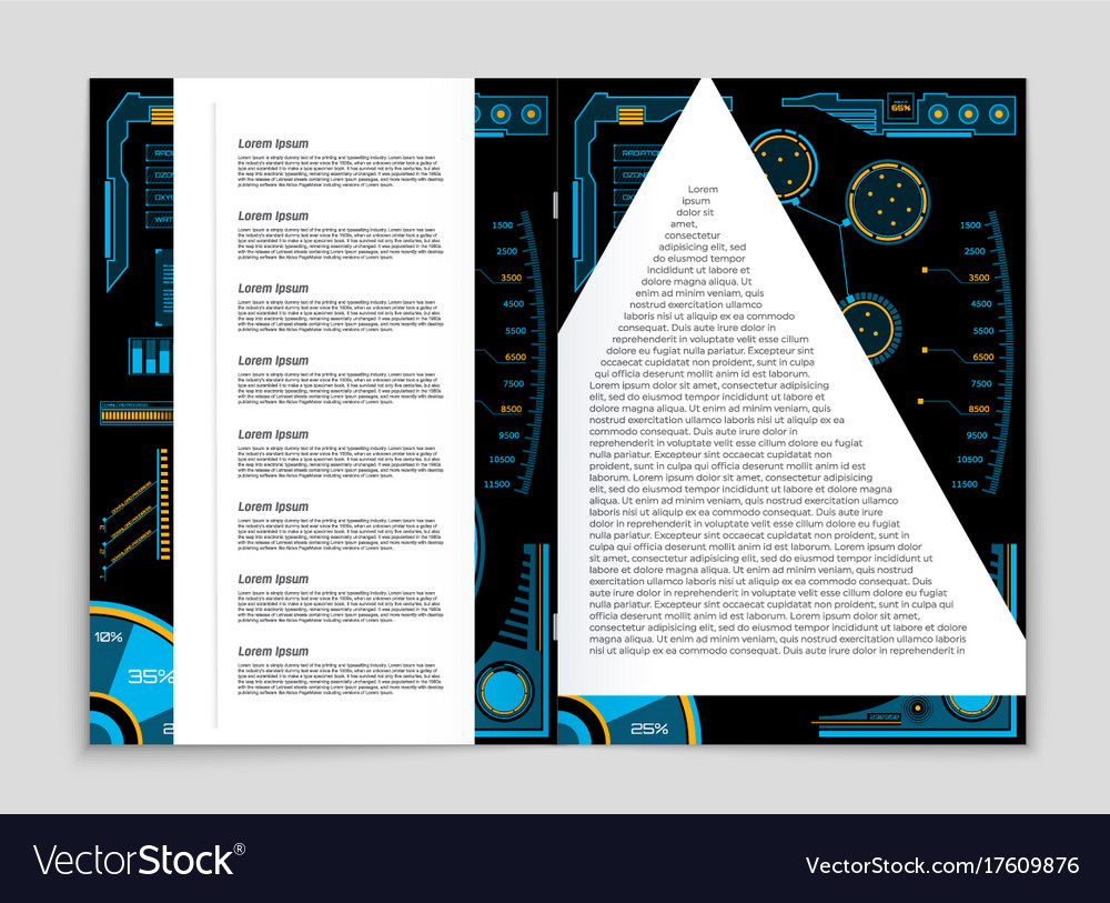 Abstract layout background set for art