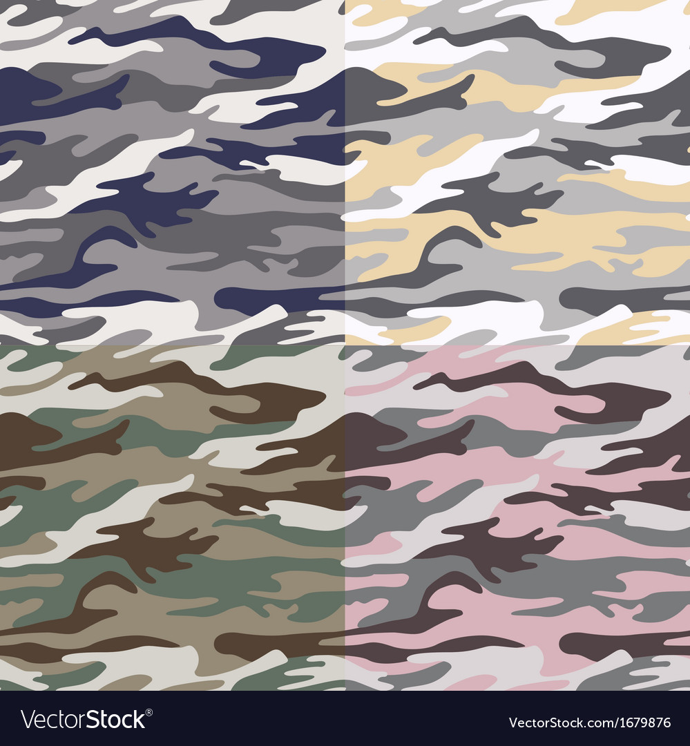 Camouflage seamless pattern