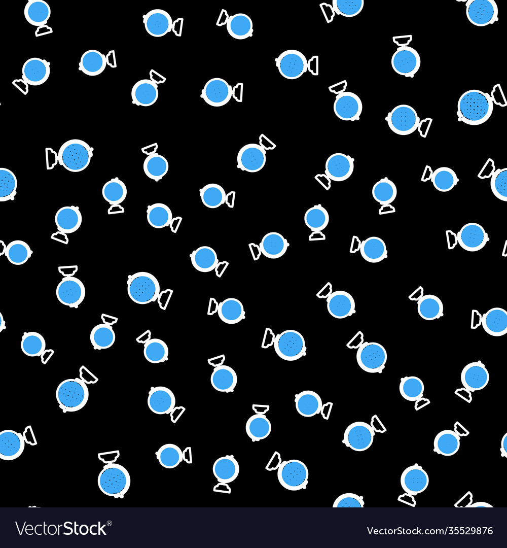 Line download inbox icon isolated seamless pattern