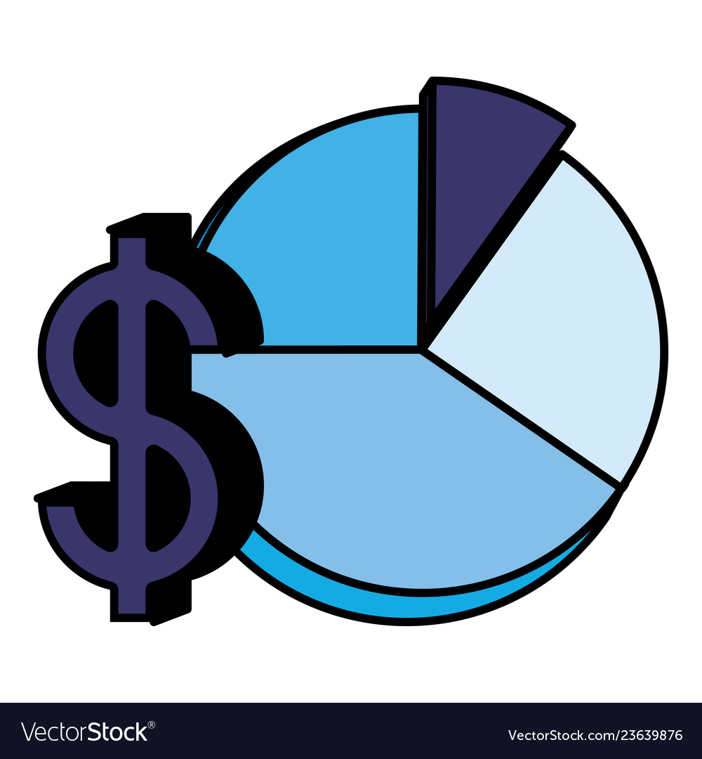 Pie chart design Vector Image Pie chart design