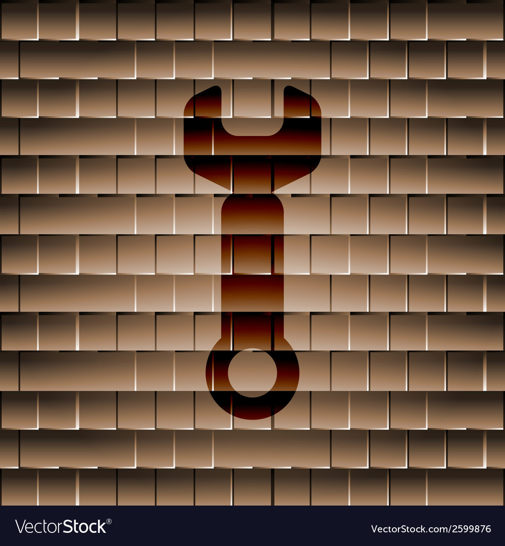 Wrench tool to work flat modern web button