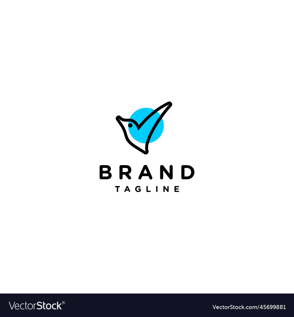 Bird check logo design