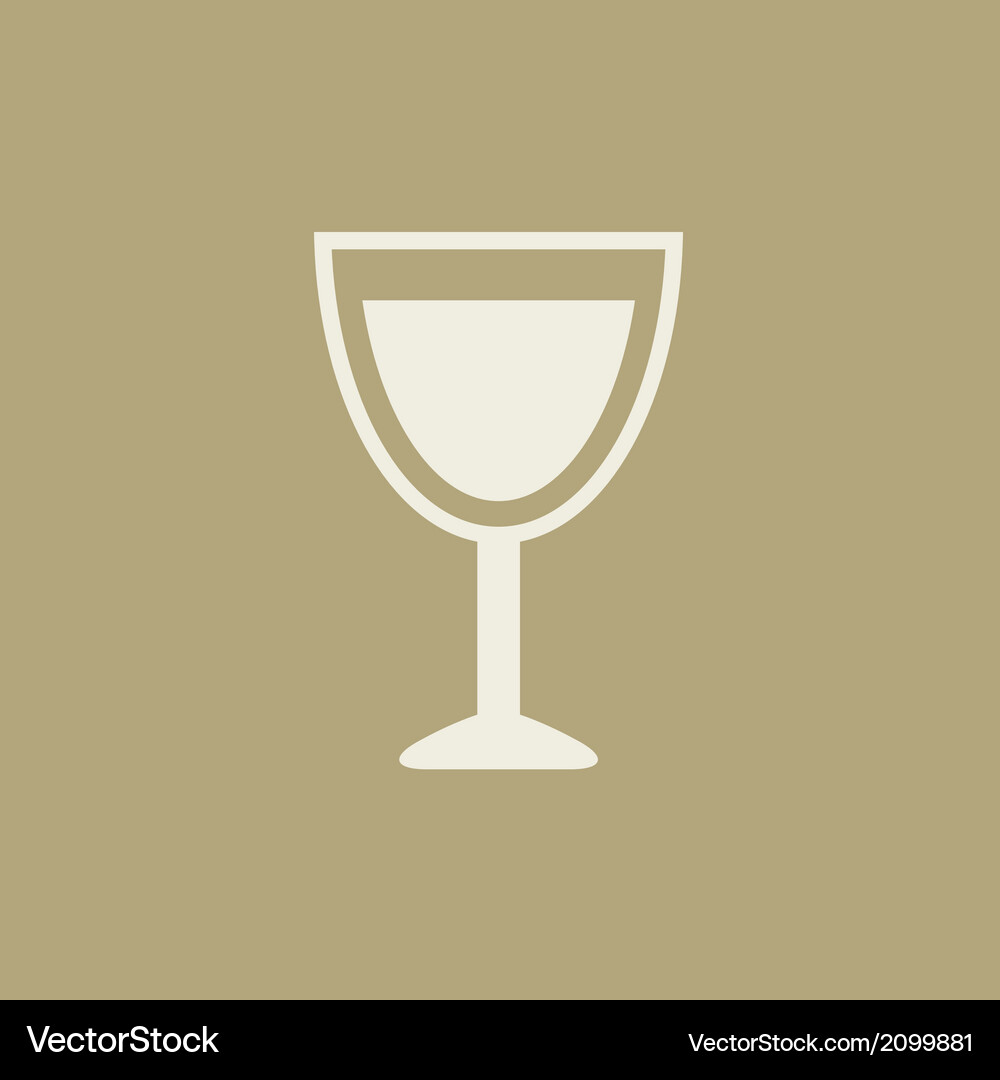 Drink flat icon Royalty Free Vector Image - VectorStock