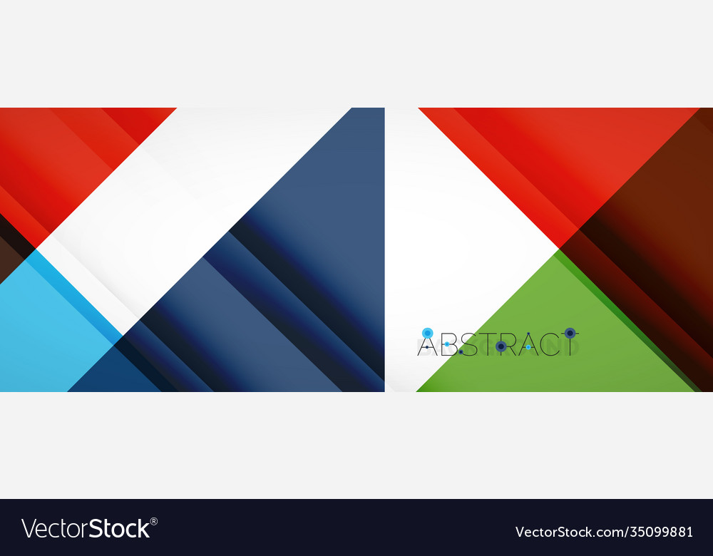 Geometric abstract background techno color vector image Geometric abstract background techno color