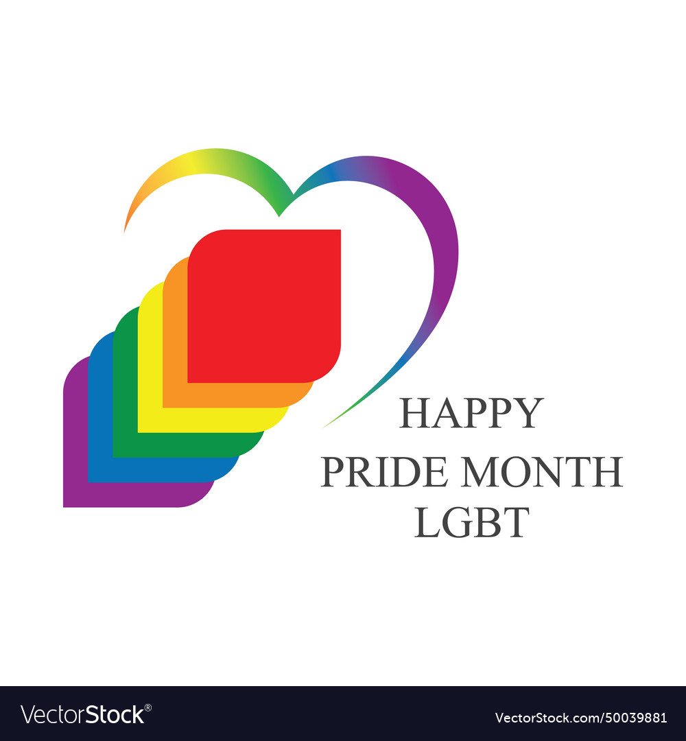 Lgbt Pride Month Celebrated Annually Human Vector Image 2543