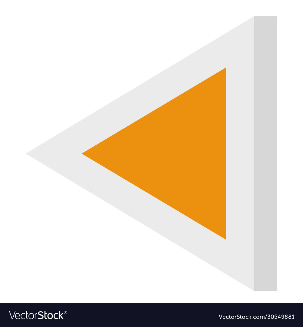 Triangle arrrow left