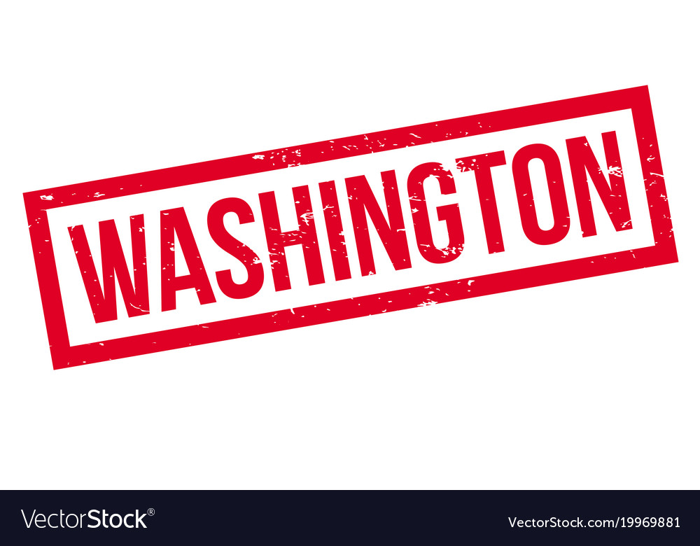 Washington rubber stamp