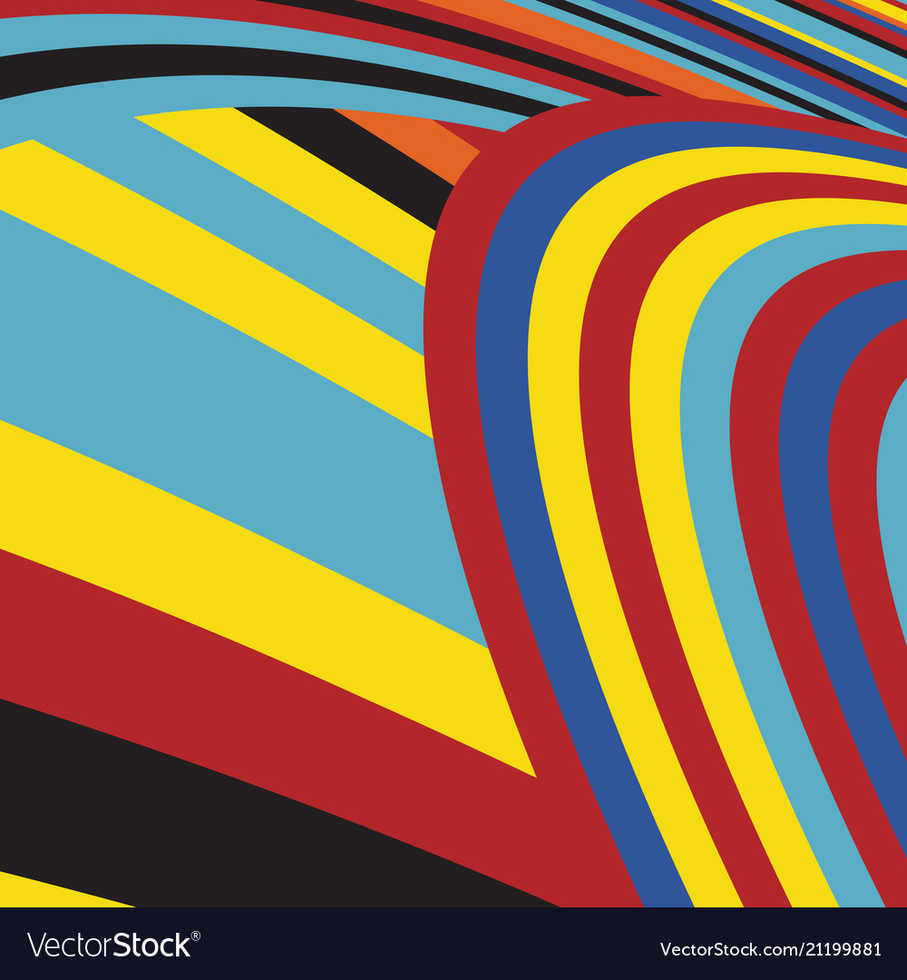 Zebra pop abstract stripe pattern vector image Zebra pop abstract stripe pattern