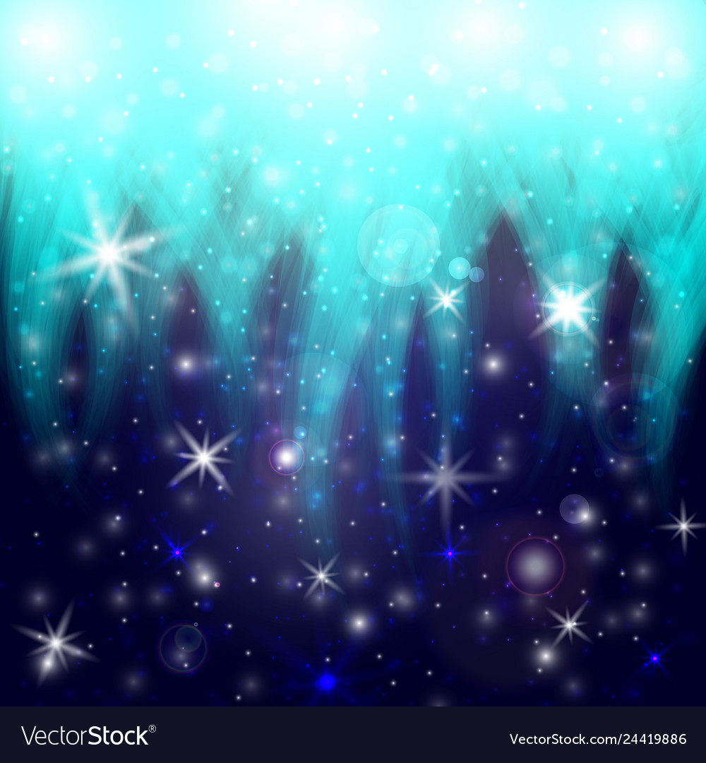Abstract background with stars and sparkles vector image Abstract background with stars and sparkles