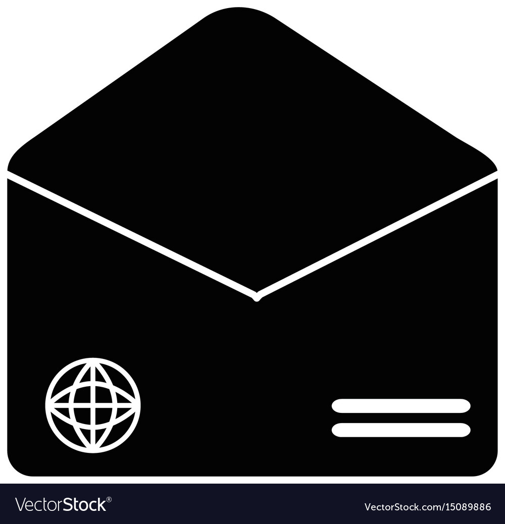 Envelope empty paper