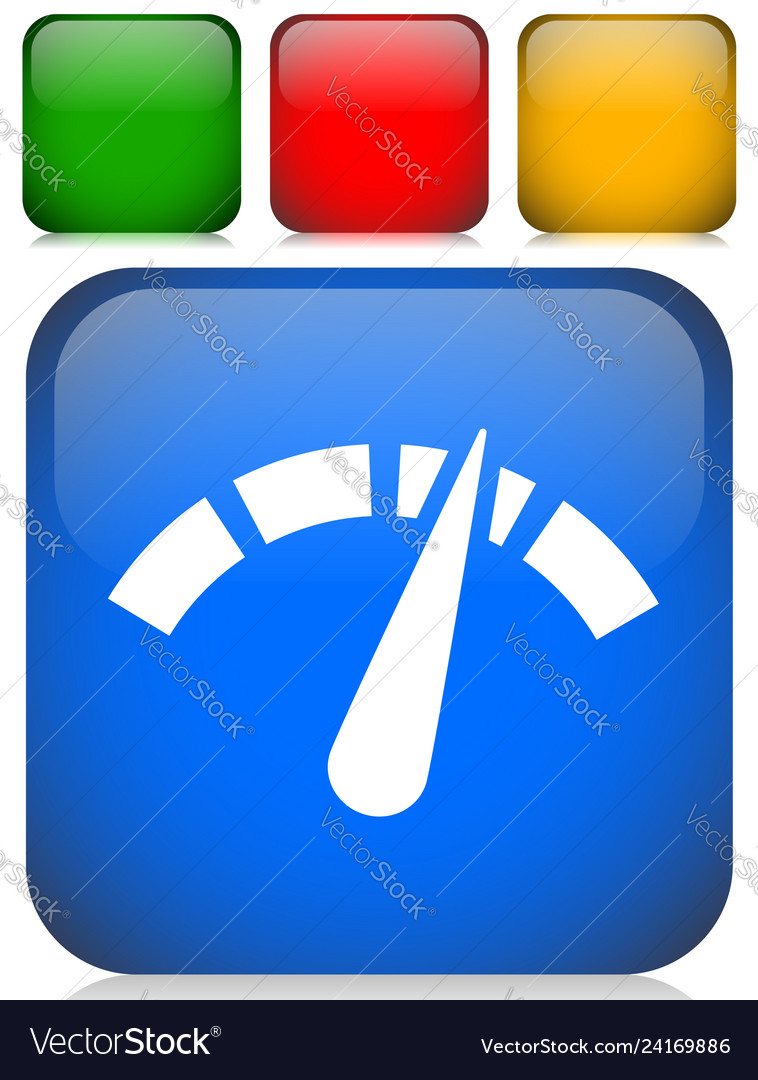 Icon mit Messgerät zur Kalibrierungsanzeige vector image Icon mit Messgerät zur Kalibrierungsanzeige