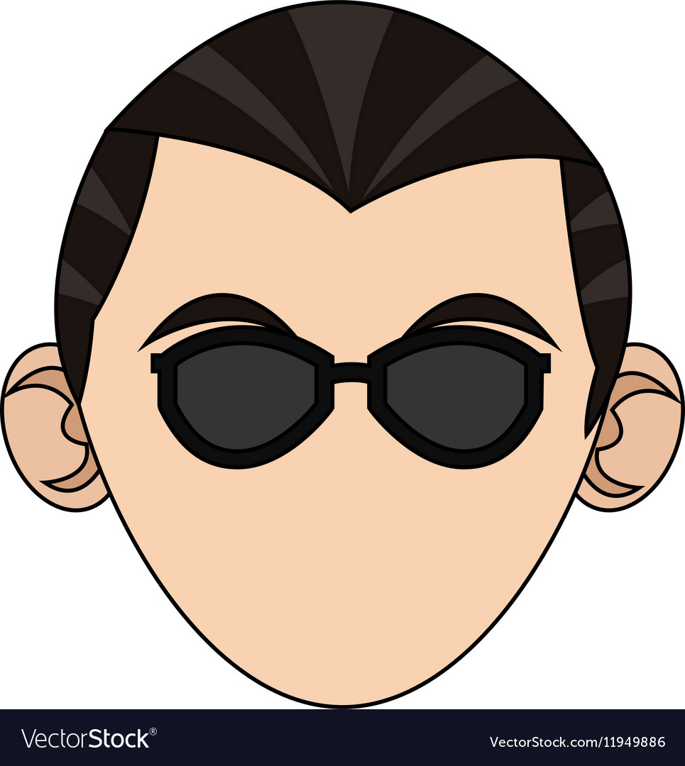 Isolated man avatar design Royalty Free Vector Image