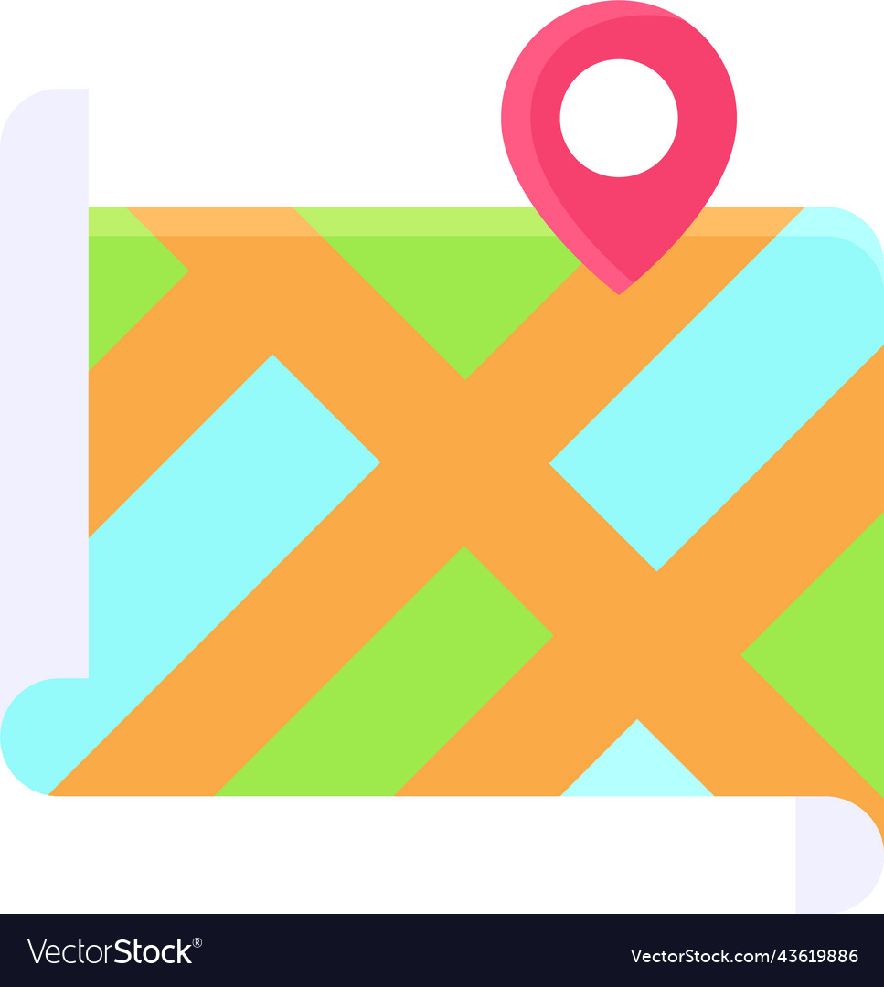 Pin and map icon location navigation