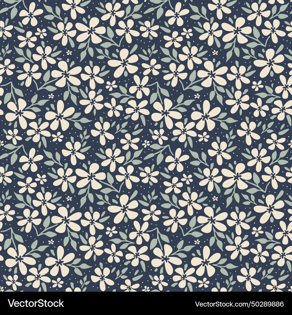 Seamless floral pattern Royalty Free Vector Image