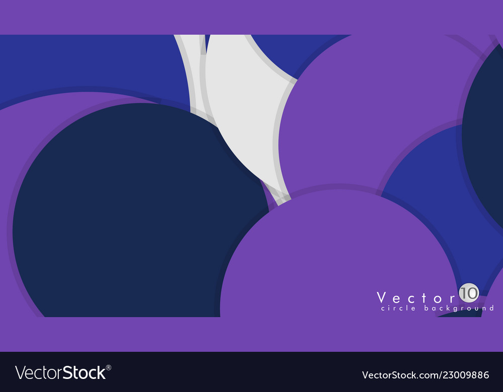 Simple and colorful circles background design vector image Simple and colorful circles background design