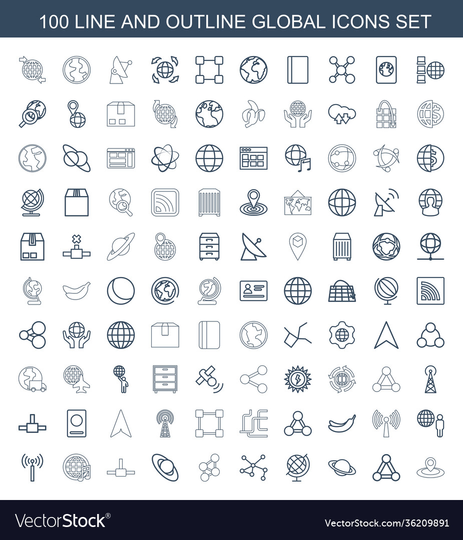 100 global icons
