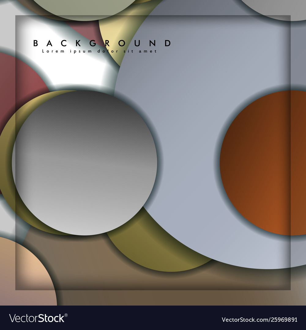 Abstract circle background with color stone vector image Abstract circle background with color stone